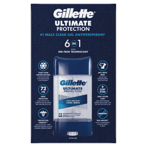 Gillette Ultimate Protection 6-in-1 Antiperspirant