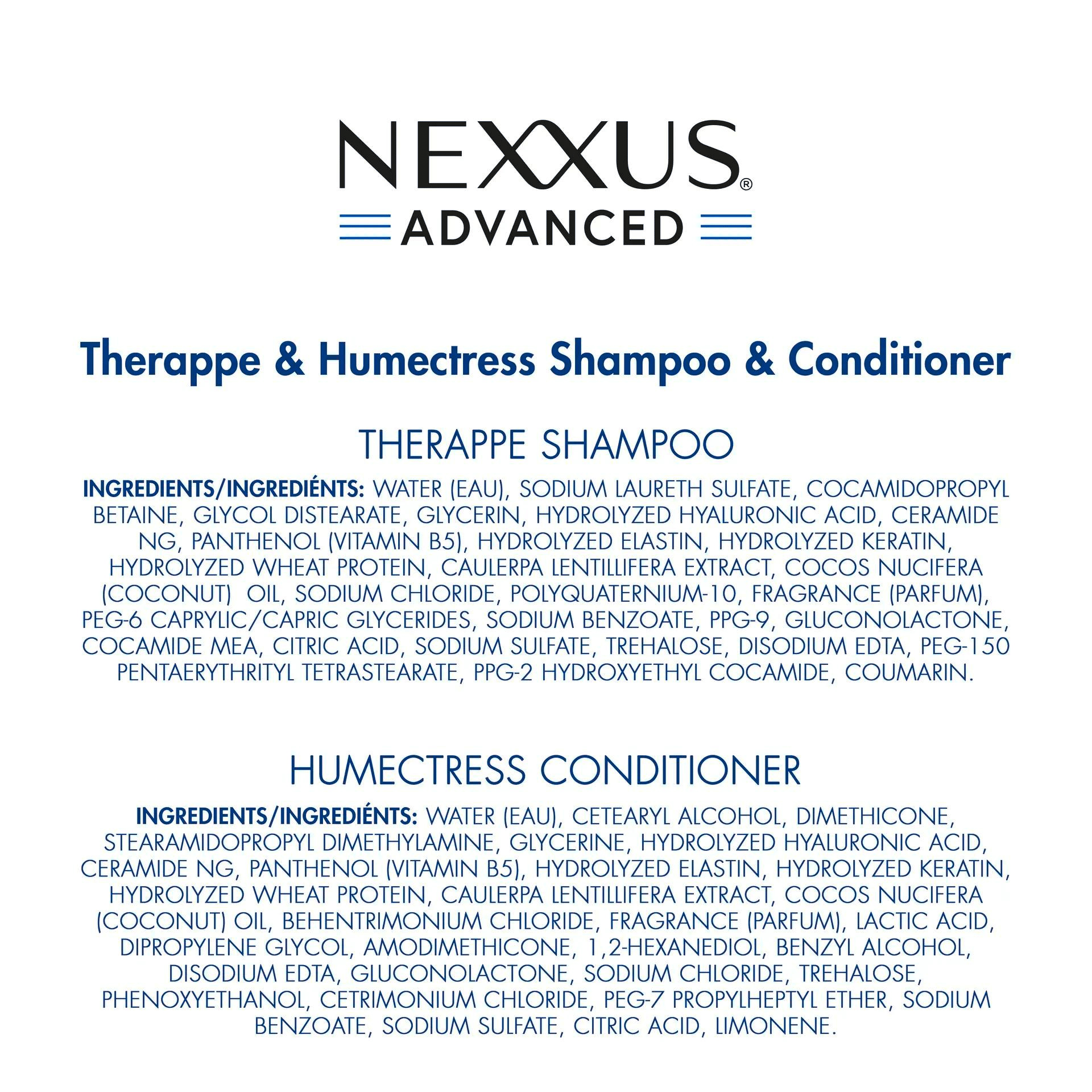 Nexxus Advanced Therappe Shampoo and Humectress Conditioner, 32 fl oz, 2-count